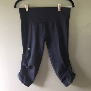 Lululemon Capris with ruching